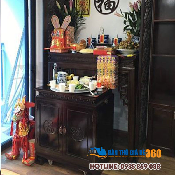 Địa chỉ bán bàn thờ đứng chung cư hiện đại giá rẻ tại Hà Nội