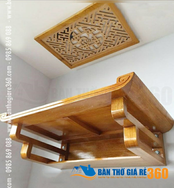 Bàn thờ gỗ treo tường hiện đại, giá rẻ tại Thị xã Sơn Tây Hà Nội